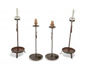 TWO PAIRS OF JAPANESE SHOKUDAI
