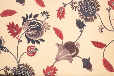 Two pairs of lined curtains,