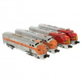 TWO PAIRS OF LIONEL DIESEL LOC