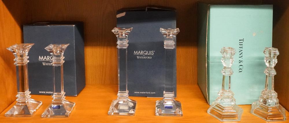 TWO PAIRS OF MARQUIS BY WATERFORD