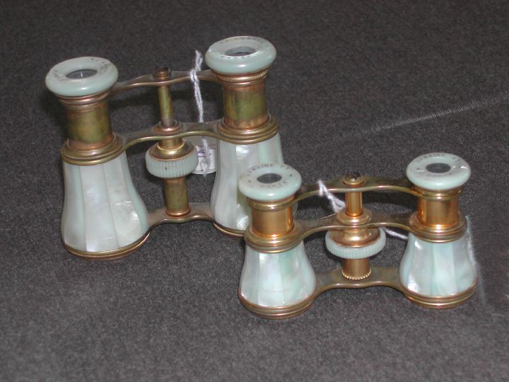Two Pairs of Opera Glasses,  one