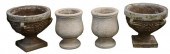TWO PAIRS OF OUTDOOR PLANTERST
