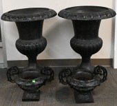 TWO PAIRS OF PAINTED OUTDOOR I