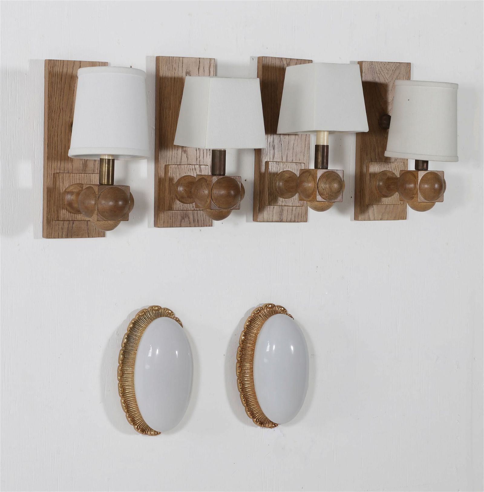 TWO PAIRS OF PAUL MARRA OAK
