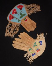 TWO PAIRS OF PLATEAU BEADED GA