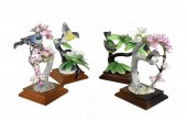 TWO PAIRS OF ROYAL WORCESTER D