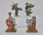 TWO PAIRS OF ROYAL WORCESTER P
