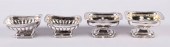 TWO PAIRS OF RUSSIAN SILVER PE
