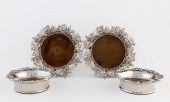 TWO PAIRS OF SILVERPLATE & WOO