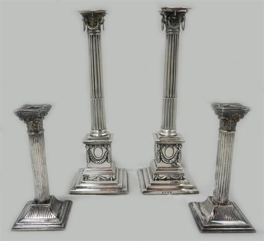 TWO PAIRS OF SILVERPLATED