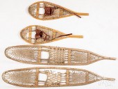 TWO PAIRS OF SNOWSHOESTwo pair