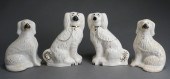 TWO PAIRS OF STAFFORDSHIRE SPA