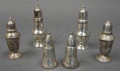 TWO PAIRS OF STERLING PEDESTAL