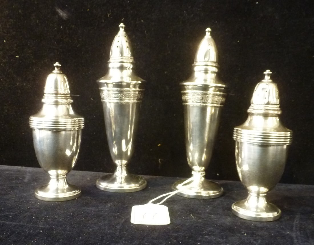 TWO PAIRS OF STERLING SILVER