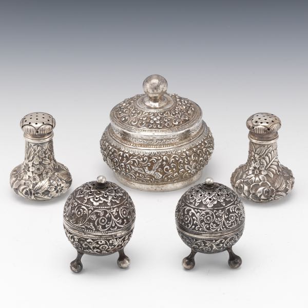 TWO PAIRS OF STERLING SILVER