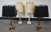 TWO PAIRS OF TABLE LAMPSTwo Pa