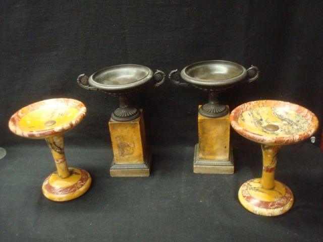 Two Pairs of Tazzi - Art Deco &