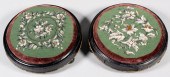 TWO PAIRS OF VICTORIAN FOOTSTO