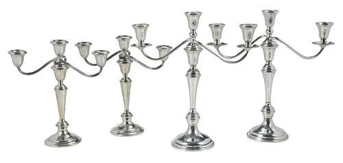 TWO PAIRS OF WEIGHTED STERLING