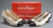 TWO PAIRS SALVATORE FERRAGAMO