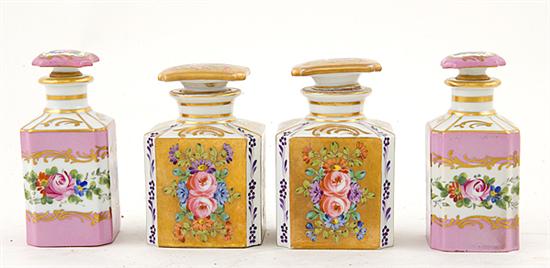 Two pairs Sevres style porcelain