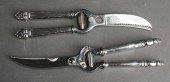 TWO PAIRS STERLING SILVER HAND