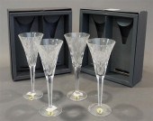 TWO PAIRS WATERFORD CRYSTAL FL