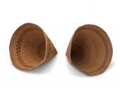 TWO PAIUTE BURDEN BASKETSTwo P