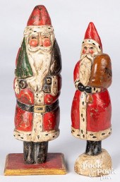 TWO PAM SCHIFFERL CARVED AND P