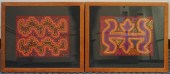TWO PANAMANIAN EMBROIDERED MOL