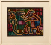 TWO PANAMANIAN KUNA CULTURE CO