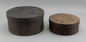 TWO PANTRY BOXES 19TH CENTURY