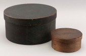 TWO PANTRY BOXES 19TH CENTURY