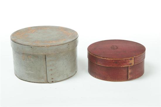 TWO PANTRY BOXES.  American  2nd
