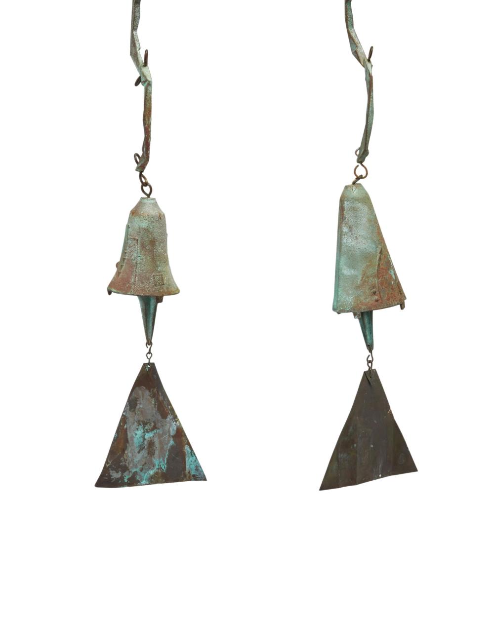 TWO PAOLO SOLERI BRONZE