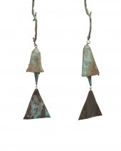 TWO PAOLO SOLERI BRONZE WINDBE