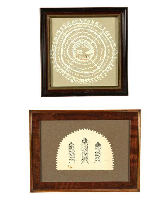 TWO PAPER CUTTINGS.  Possibly
