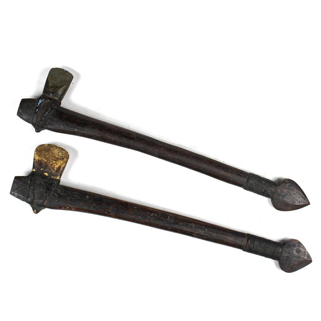 TWO PAPUA NEW GUINEA AXES WITH