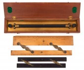TWO PARALLEL RULERS AND A ROLL