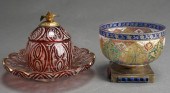 TWO PARCEL GILT ENGRAVED ENAME