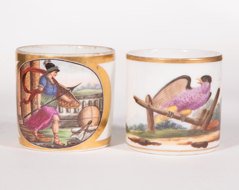 TWO PARIS PORCELAIN CUPSTwo Paris