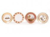 TWO PARIS PORCELAIN PLATESTwo