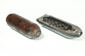 TWO PARROTT ARTILLERY SHELLS.