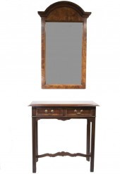 TWO-PART HALL CONSOLE TABLE AN