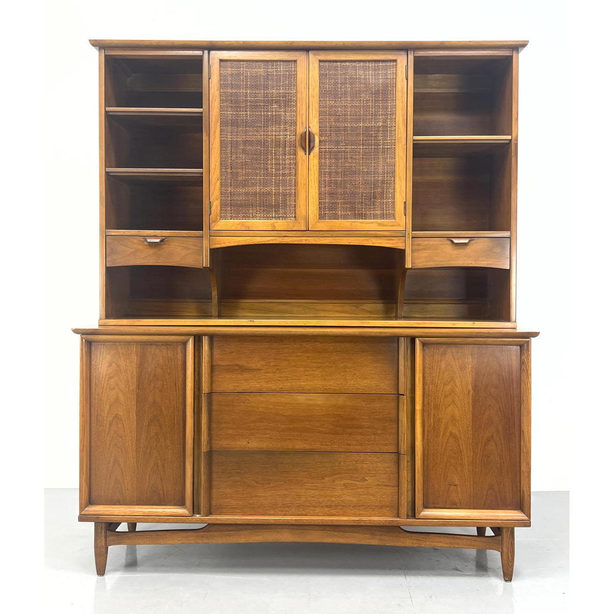 Two Part Modernist Credenza with