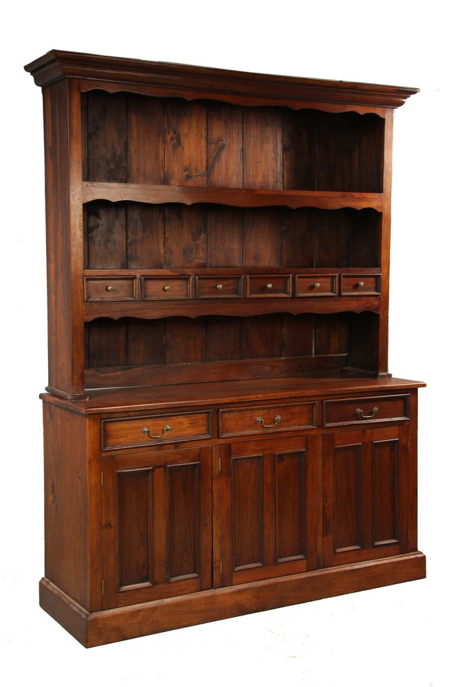 TWO-PART OPEN TOP HUTCH -