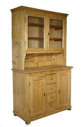 TWO-PART SCRUBBED PINE STEPBAC