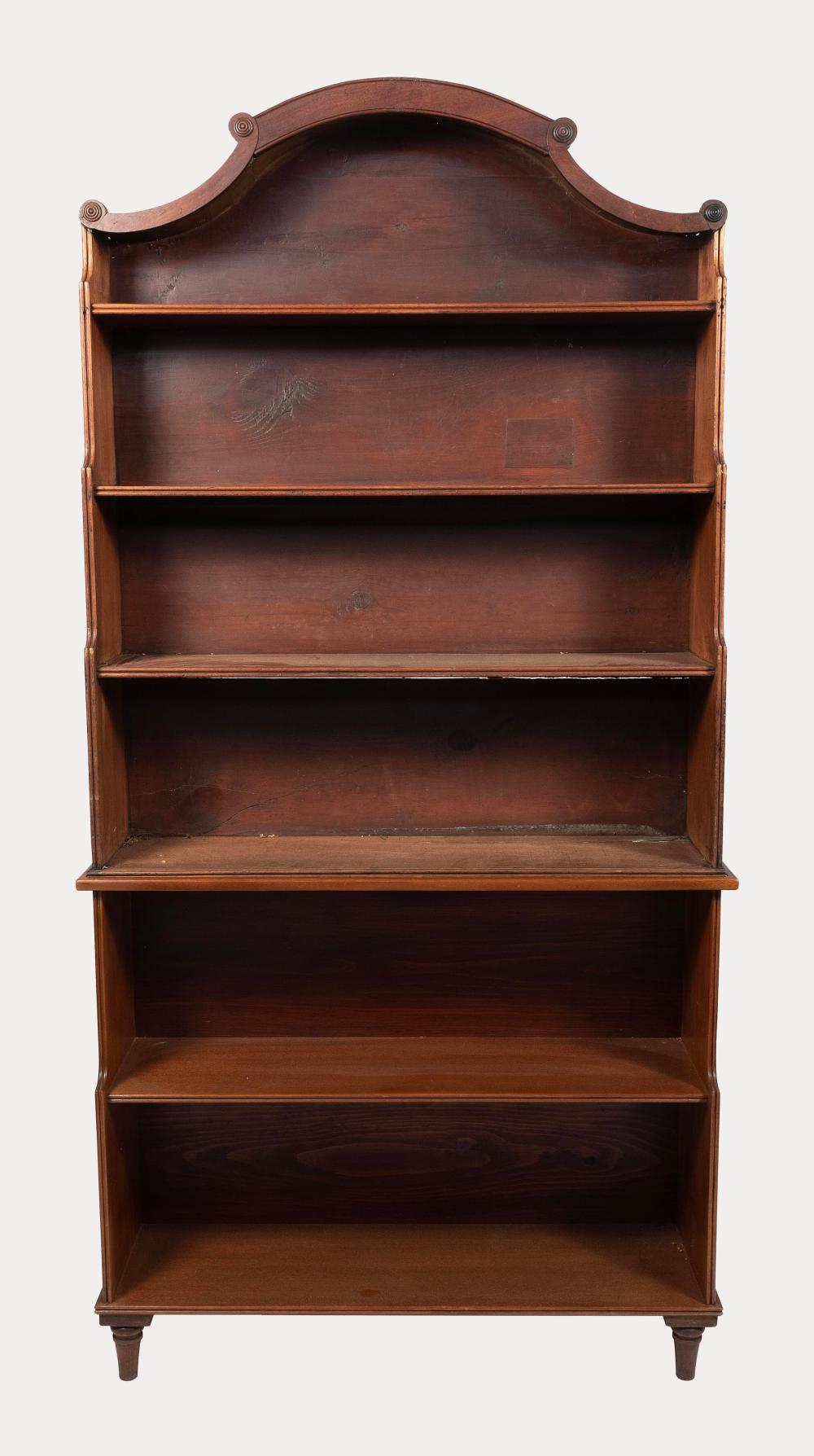 TWO-PART STANDING BOOKSHELF 20TH