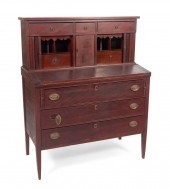TWO-PART TAMBOUR SECRETARY 19T