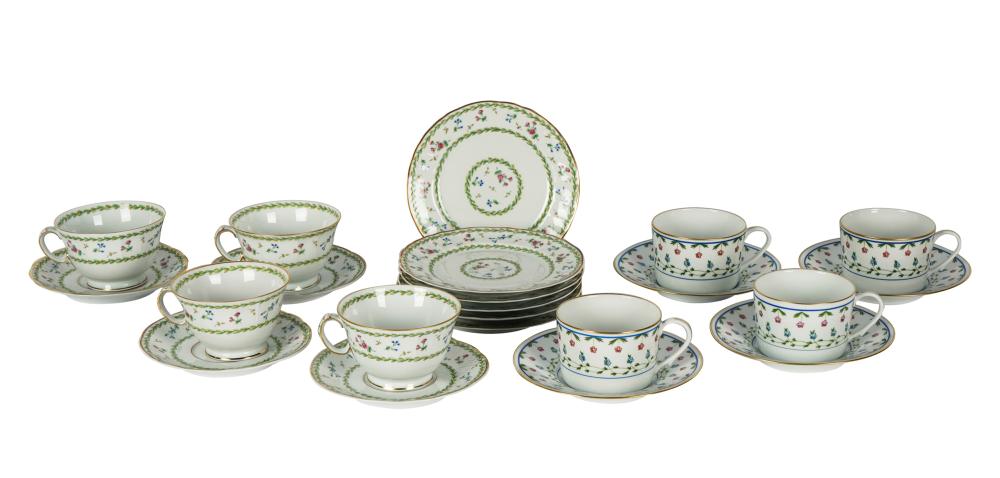 TWO PARTIAL SETS OF LIMOGES